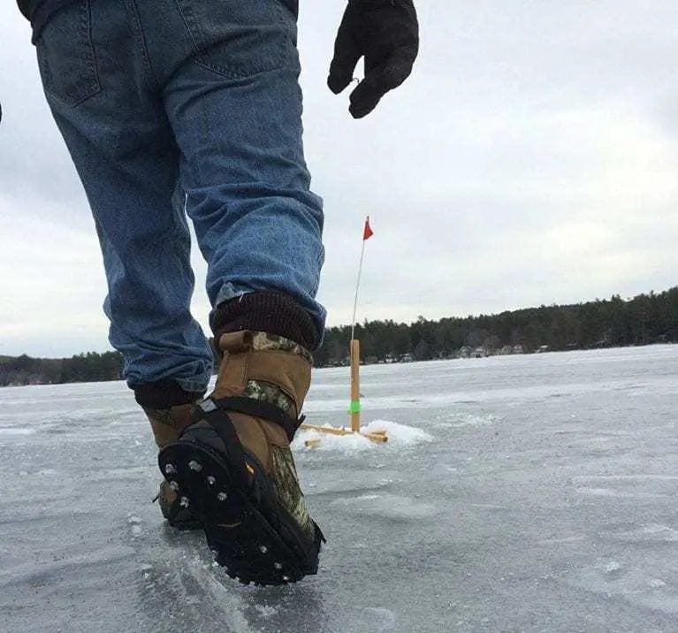 ice fishing boots with built in cleats